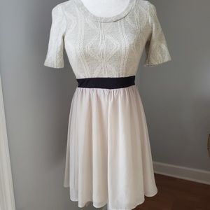 White Sweater Top Dress